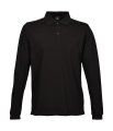 Heren Polo Lange Mouw Stretch Tee Jays 1406 Black